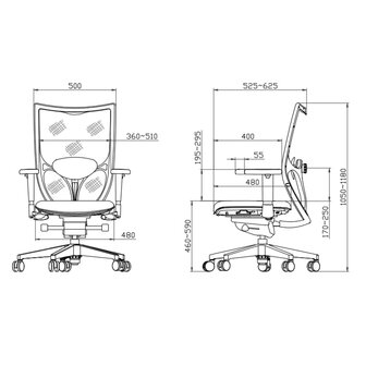 Workliving Npr1813 Arena - Bureaustoel Ergonomisch Design Arbo Default Title
