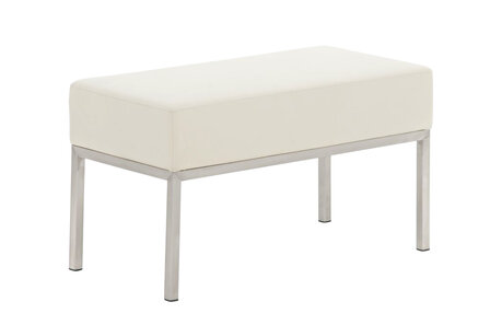 Tweezitsbank Limigi 80x40 Kunstleer Creme