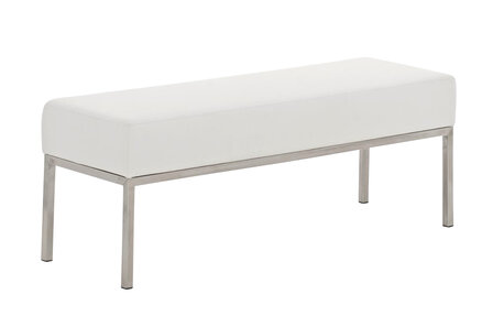 Driezitsbank Limigi 120x40 wit, Wit