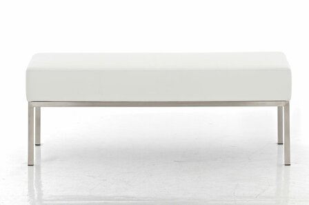 Driezitsbank Limigi 120x40 wit, Wit