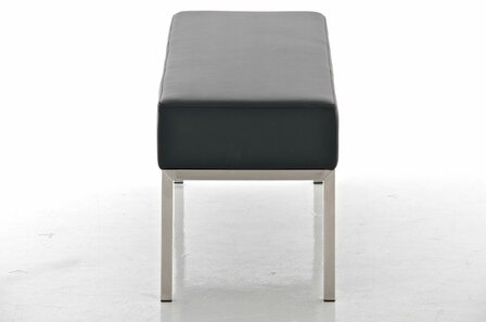 Driezitsbank Limigi 120x40 zwart, Zwart