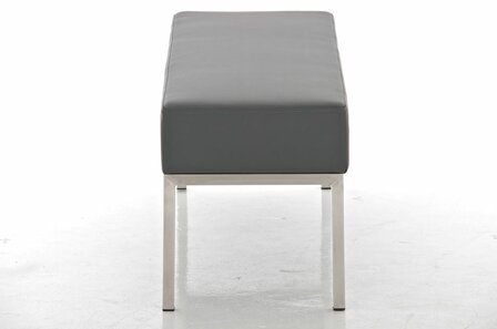 Driezitsbank Limigi 120x40 grijs, Grijs