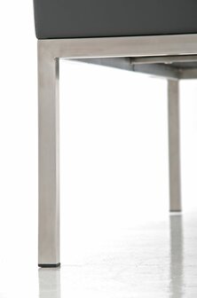 Driezitsbank Limigi 120x40 grijs, Grijs