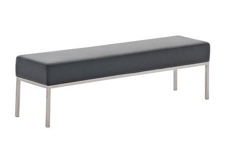 Vierzitsbank Limigi 160x40 zwart, Zwart