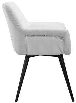 Eetkamerstoel Longfard wit,Kunstleer, Wit