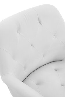 Eetkamerstoel Longfard wit,Kunstleer, Wit