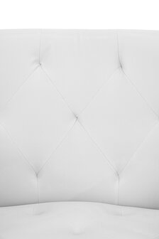 Eetkamerstoel Longfard wit,Kunstleer, Wit