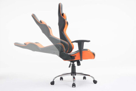 Bureaustoel Meracli zwart/oranje, Zwart
