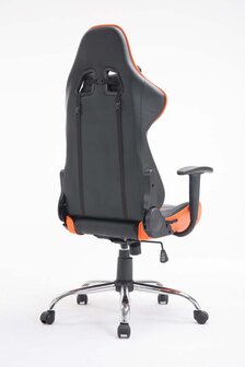 Bureaustoel Meracli zwart/oranje, Zwart