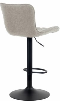 Set van 2 barkrukken Amme Taupe,Stof