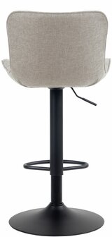 Set van 2 barkrukken Amme Taupe,Stof