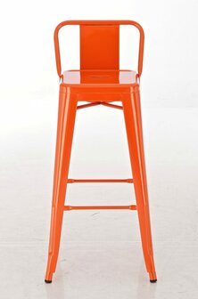 Metaal Barkruk Mosan oranje, Oranje