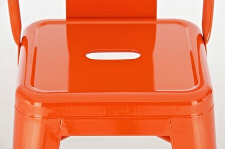 Metaal Barkruk Mosan oranje, Oranje