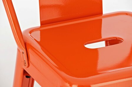 Metaal Barkruk Mosan oranje, Oranje