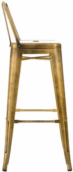 Set van 2 barkrukken Mosan goud, 