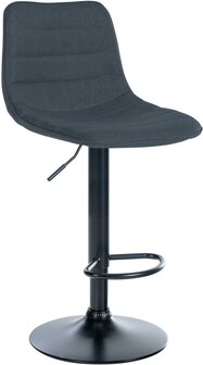 Lix Barkruk - Stof donkergrijs,zwart, Grijs