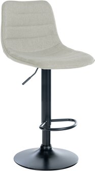 Lix Barkruk - Stof Creme,zwart