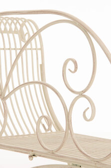 Tuinbank Kirmi antiek/Creme