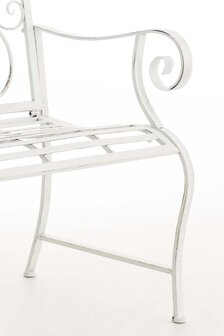 Tuinstoel Panjub antiek/wit, Wit