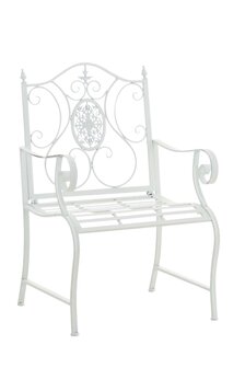 Set van 2 Tuinstoel Panjub met armleuningen wit, Wit