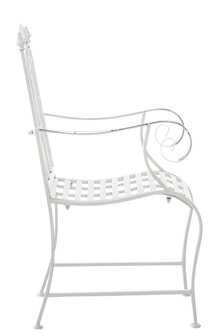Set van 2 Tuinstoel Panjub met armleuningen wit, Wit