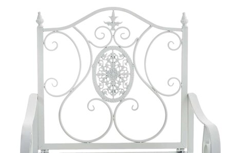 Set van 2 Tuinstoel Panjub met armleuningen wit, Wit