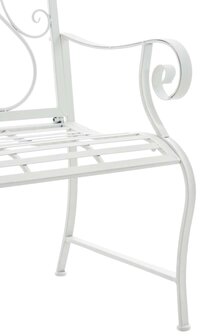 Set van 2 Tuinstoel Panjub met armleuningen wit, Wit