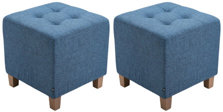 Set van 2 hockers Phoraa Blauww
