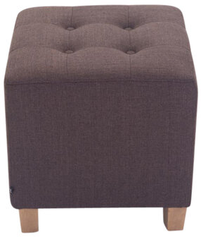 Set van 2 hockers Phoraa bruin, Bruin