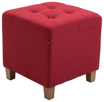 Set van 2 hockers Phoraa rood, Rood