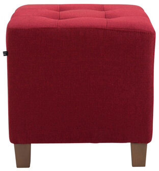 Set van 2 hockers Phoraa rood, Rood