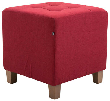 Set van 2 hockers Phoraa rood, Rood