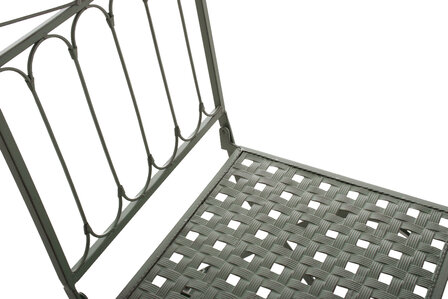 Set van 2 Klapstoelen Iseni antiek/groen, Groen