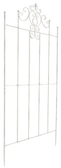 Set van 2 Trellis Pieli 170 x 86 cm antiek/wit, Wit