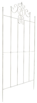 Set van 2 Trellis Pieli 170 x 86 cm antiek/wit, Wit