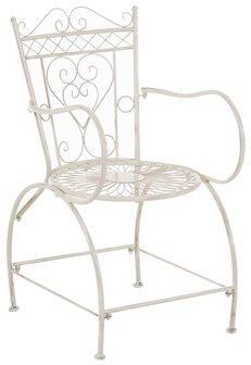 Set van 2 Shaele Tuinstoelen antiek/Creme