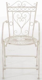Set van 2 Shaele Tuinstoelen antiek/Creme