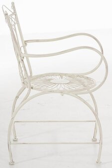 Set van 2 Shaele Tuinstoelen antiek/Creme