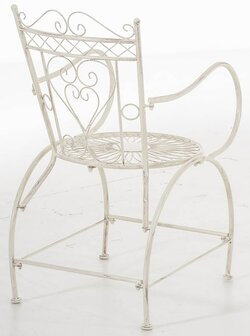 Set van 2 Shaele Tuinstoelen antiek/Creme
