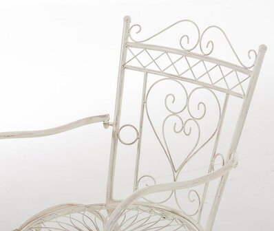 Set van 2 Shaele Tuinstoelen antiek/Creme