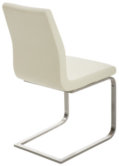 Set van 2 eetkamerstoelen Bolfert Creme