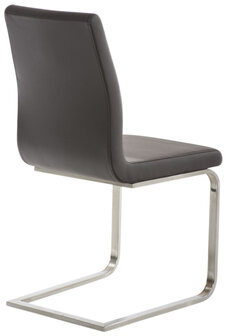 Set van 2 eetkamerstoelen Bolfert bruin, Bruin