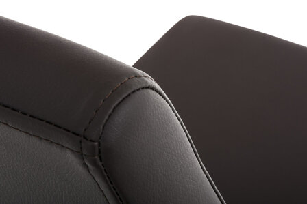 Set van 2 eetkamerstoelen Bolfert bruin, Bruin