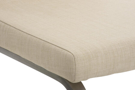 Set van 2 eetkamerstoelen Bolfert Stof Creme