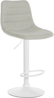 Lix Barkruk - Stof Creme,wit