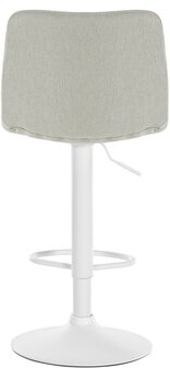 Lix Barkruk - Stof Creme,wit