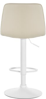 Lix Barkruk - Kunstleer Creme,wit