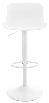 Set van 4 barkrukken Ilmidi Kunststof wit, Wit