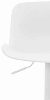 Set van 4 barkrukken Ilmidi Kunststof wit, Wit