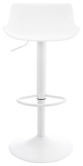 Set van 4 barkrukken Oviera wit, Wit